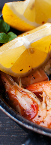 shrimp in white wine sauce